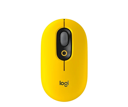 Myszka LOGITECH Bezprzewodowa POP MOUSE Black & Yellow